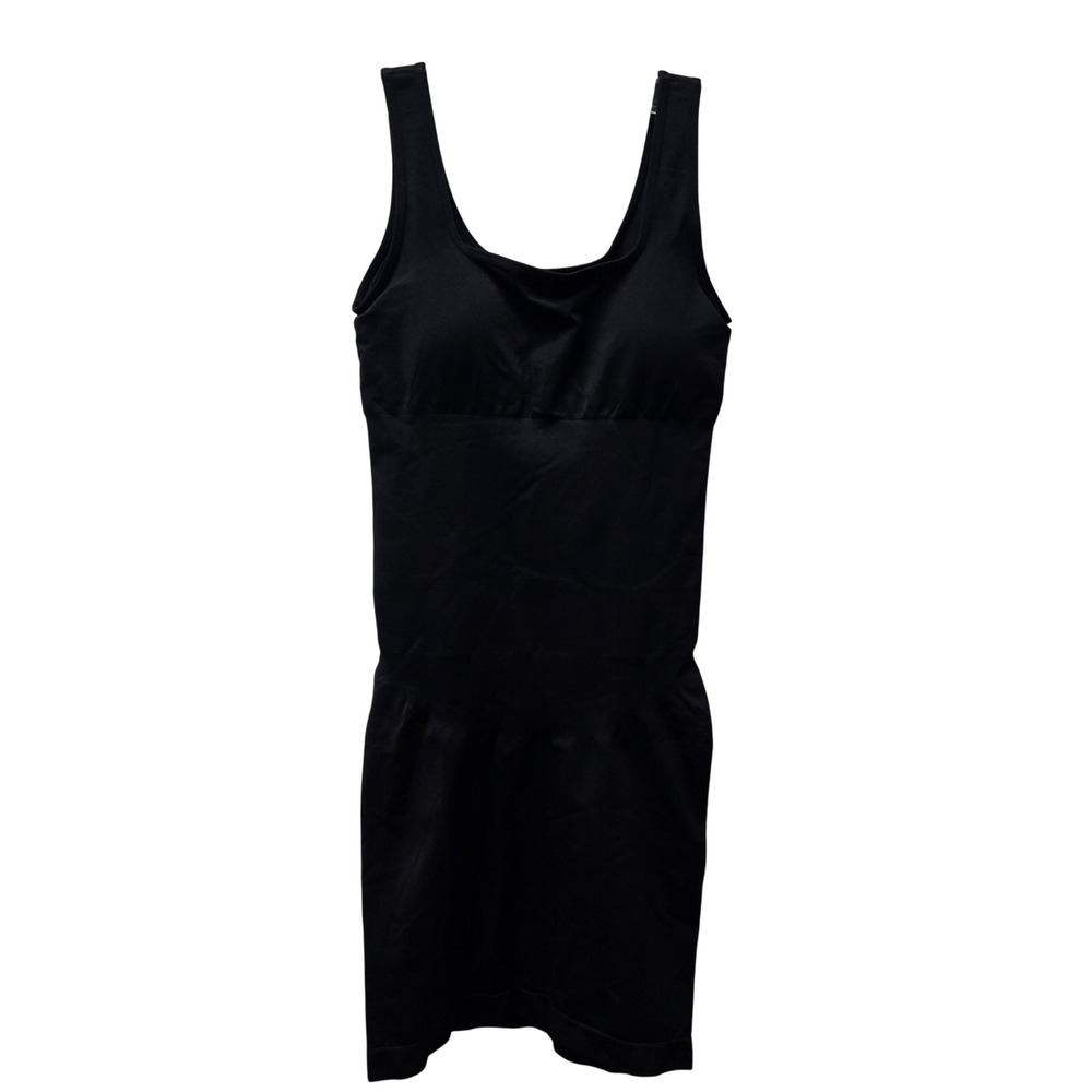Minibeast Womens Black Seamless Shapewear Slip Dress Small